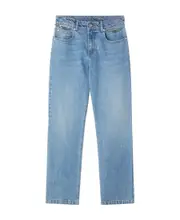 Stella McCartney Low-Rise Logo Patch Jeans 24,25,26,27,28 Blue