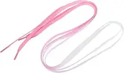 [TEMPNAP] 1 Pair Gradient Polyester Braided Flat Shoelaces for Sneakers Canvas Shoes and Sports Footwear Stylish Replacement Laces