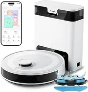 Lefant Robot Vacuum and Mop dToF Navigation, 45-Day Self-Emptying, 190° PSD Obstacle Avoidance, Customized Cleaning, Multi-Floor Mapping, 5500Pa Strong Suction, 140min Runtime, WiFi/App/Alexa, M2 Pro