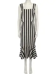 Black & White Striped Dress