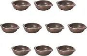 Set of 10, Large Chamaru Au Gratin [7.1 x 5.7 x 2.1 inches (18 x 14.5 x 5.3 cm)] | Setomonohonpo