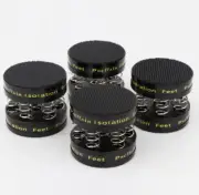 4PCS Aluminum Isolation Feet Pads Spring Speaker Spikes Stand for Amplifier NEW