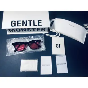 GENTLE MONSTER south side 01(Red) 二手 GD著用 原廠 已停產 官網公司貨 墨鏡