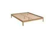 Milano Single Size Giulia Timber Classic Wooden Bed Base/Bed Frame Natural