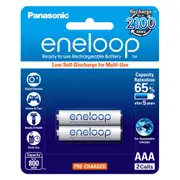 Panasonic Eneloop Rechargeable AAA Batteries 2 Pack (2 PK)
