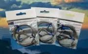 3x 200lb Stainless Steel Wire 2m Shark traces with Bite Zone, 14/0 circle hook