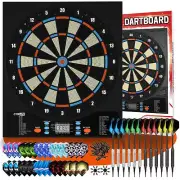 CyeeLife Electronic DartBoard&12 Soft Darts,8 Players&34 Games&255 Variations...
