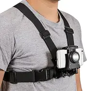 Coreal Mobile Phone Chest Mount Harness Strap Holder Cell Phone Clip Action Camera POV for Samsung iPhone Plus etc