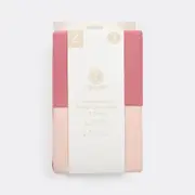 Dymples Microfleece Fitted Cot Sheet 2 Pack - Pink