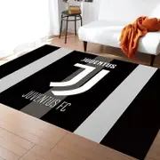 Vintage Square Carpets - Soft Non-Slip, High Water Absorption Rug for Study Room Juventus