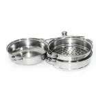 Toque Stainless Steel Steamer Meat Vegetable Cookware Kitchen Pot Tool 3/4 Tier