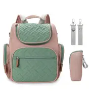 Diaper Bag Backpack Maternity Bag Baby Nappy Bag Travel Backpack with Insulated Pocket&Stroller Straps