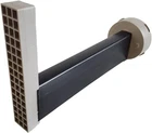 Universal Retaining Wall Block Drain Gray 3-Pack (WDPG)