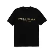 [Paul & Shark] Paul & Shark Logo-embroidered T-shirt XL BLACK