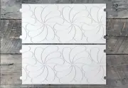 Longarm Quilting Groovy Pattern Boards set of 2 Fanning Feathers Design