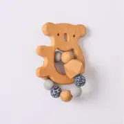 Koala Wooden Silicone Montessori Sensory Teether Toy