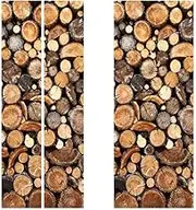Tile Decal 1Pcs Wood Door Sticker Bedroom Bathroom Living Room Door Decoration Table Wardrobe Kitchen Sticker Wood Small