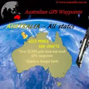 Old Gold Mine GPS Points. Over 35000 google earth map overlays.