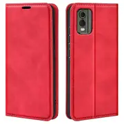 Flip Case for Nokia C32 PU Leather Wallet Skin-touch Foldable Stand Cellphone Cover