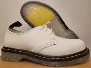 Dr Martens 1461 Iced White Smooth Leather Oxford Shoes Mens 6 / Womens Sz 7 RARE