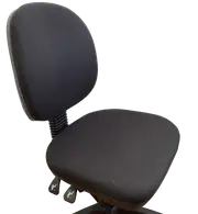 RAPIDLINE BUDGET MEDIUM BACK OPERATOR CHAIR 3 Lever Black Fabric Seat and Back
