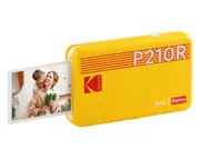 Kodak P210R Mini 2 Retro Portable Instant Photo Printer - Yellow