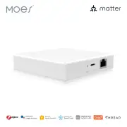 Moes Matter Smart Zigbe Home Bridge Matter Wired Gateway Hub Support Voice Control Via Alexa Google Siri Homekit Smartth