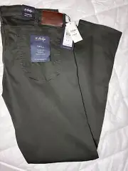 34 Heritage Courage Mid-Rise Straight Leg Green Soft Stretch Men 40x34 $185 NWT