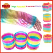 Large Assorted Rainbow Magic Spring Fun Toy Bouncing Rainbow Psychedelic Toy