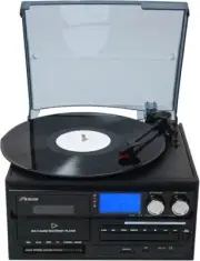 Victor VWRP-4200 Cosmopolitan 8-in-1 Turntable Music Center CD, Tape, Bluetooth