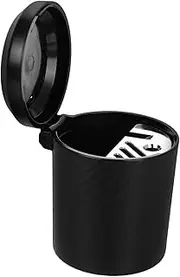 SOESFOUFU Black Ashtray Lid Car Ashtray with Storage Box Plastic for Indoor/outdoor Use