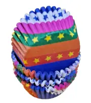 1000Pcs Cupcake Liners Paper Cup Cake Baking Cup Muffin Cases Cake Rainbow Stars