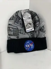 NASA Space Shuttle Beanie Winter Ski Hat Patch Sock Cap Buzz Aldrin