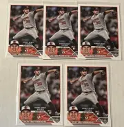 2023 Topps Update Grayson Rodriguez Rookie Debut Lot x5 Orioles