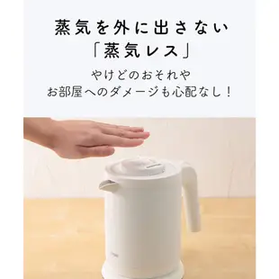 【日本直發】 人氣品牌虎牌TIGER快煮壺 0.8ℓ PCK-A080 白色