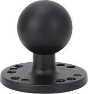 1.5 Inch Ball Mount with Aluminum Alloy AMPS Hole Round Plate, Electronic Device Mounting Base Compatible with RAM Mounts C Size 1.5 Inch Ball Double Socket Arm