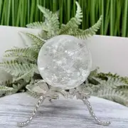 Clear Quartz Sphere High Quality Crystal Ball 306g 60mm Diameter