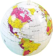 Globe Beach Ball for Swimming Pool Party Favors Fun Educational Toy for Kids Decorative Floating Globe for Adults Children