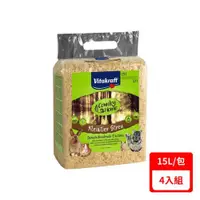 在飛比找ETMall東森購物網優惠-德國Vitakraft -【4入組】VITA木屑 15L (