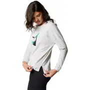 Fox Detonate Light Grey Womens LS Knit Shirt Cheap MX Dirt Bike