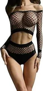 Love in Leather Cindy Love Fishnet Top & Short Set