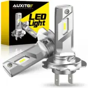 H7 LED Headlight Bulbs Kit High Low Beam 80W Super Bright 6500K White Universal (for: Fiat)