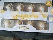 Pink Sky 8 Shiba Kawaii String Lights 8 Ft. NIB