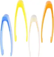 Kisangel 4pcs Educational Sorting Tweezers for Fine Motor Skills Plastic Tweezers for Crafting Counting and Learning Activities User Friendly Squeeze Mechanism for Ages