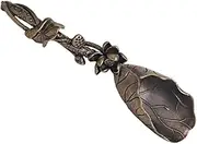 Amosfun Decorative Tea Spoon with Retro Design Small Tea Scoop and Desktop Adornment Exquisite Workmanship and Durability