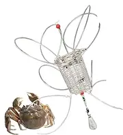 Lobster Trap, Fishing Catching Tool for Shrimping, Crab Trap Fishing Net Accessories Lobster Shrimp Cage for Outdoors
