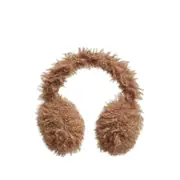 [Moncler] Moncler Textured Earmuffs ONE SIZE BROWN