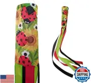 Madrona Brands Ladybug Love Windsock | Durable Outdoor Hanging Decoration | G