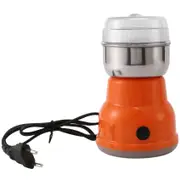 Multifunction Electric Smash Machine,Electric Coffee Grinder,Grain Spice Beans Grinder Maker (EU Plug) Orange