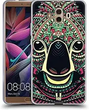 Head Case Designs Koala Aztec Animal Faces Series 5 Soft Gel Case and Matching Wallpaper Compatible with Huawei Mate 10